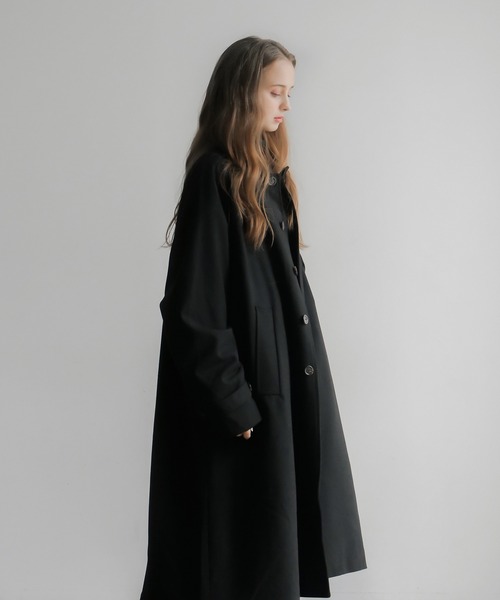 remer ステンカラーコート MEDIUM ブラック メンズ : ZOZOTOWN Yahoo