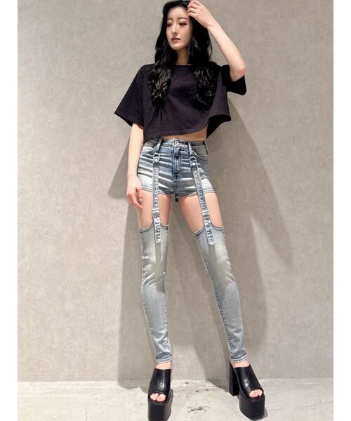 GYDA（ジェイダ） ジーンズ デニム デニムパンツ ハイウエスト