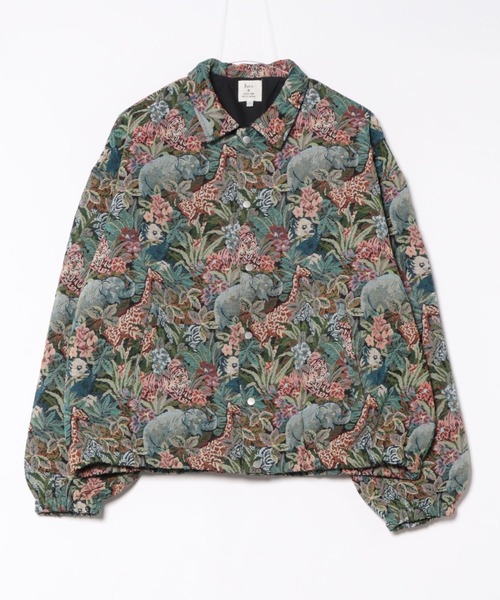 Revo. ブルゾン アウター ヴィンテージライク ゴブラン ジャガード 総