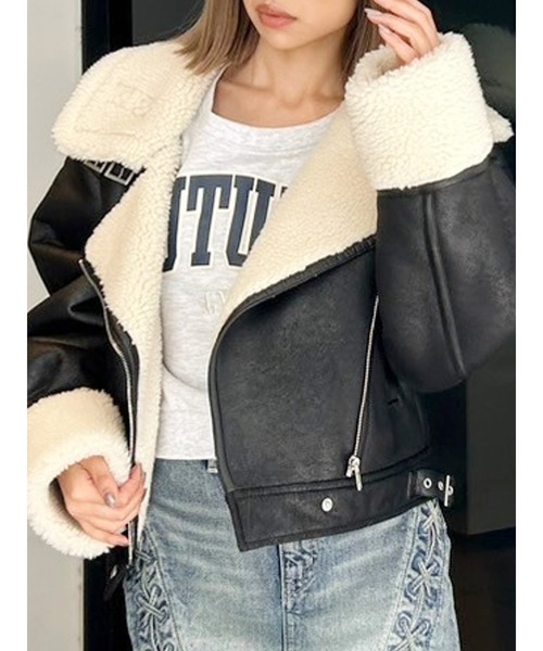 GYDA（ジェイダ） ジャケット ライダースジャケット フェイク