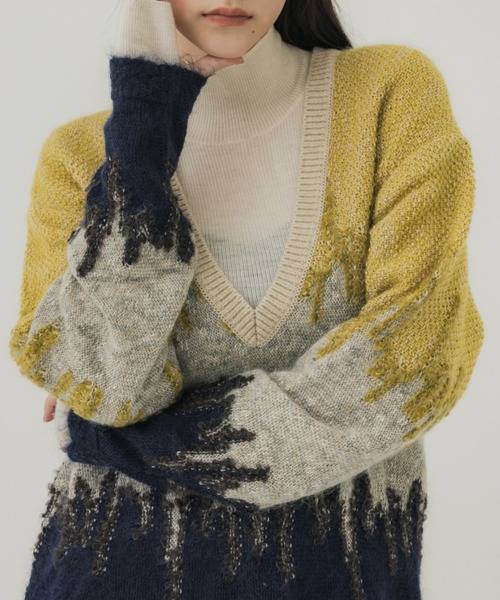 MURAL（ミューラル） ニット 「MURRAL/ミューラル」Water mirror knit