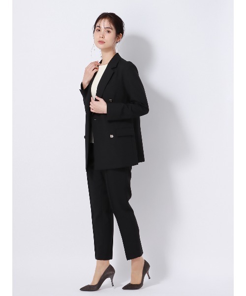 スーツ ダブルブレストジャケット ウォッシャブル 2WAYストレッチ