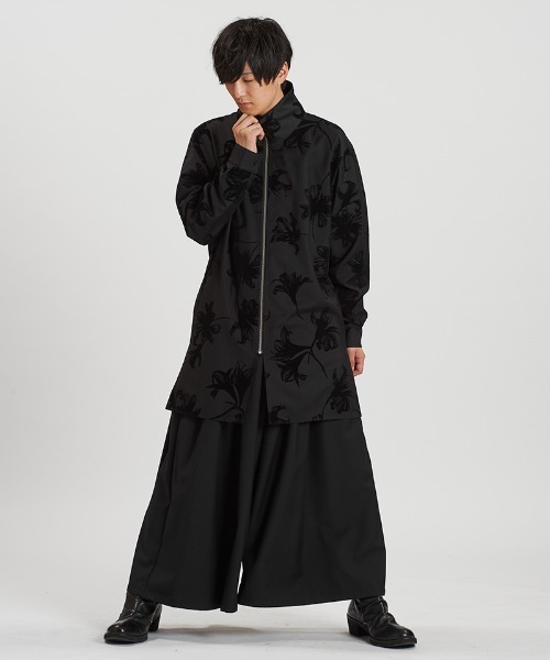 NO ID.（ノーアイディー） シャツ ms6295- ZIPロングSH シャツ(457006