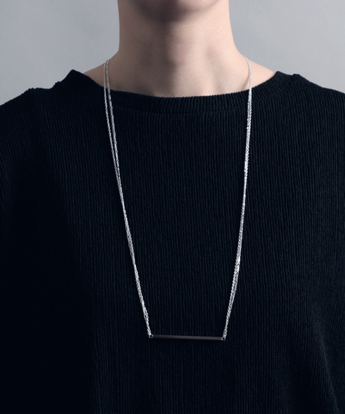 YArKA ネックレス 「YArKA/ヤーカ」double bar 3way necklace