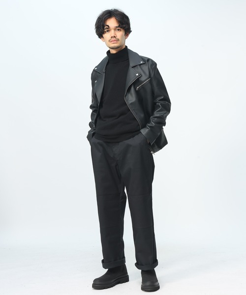 革ジャン ライダース 「WEB限定」 フェイクレザー ダブルライダース