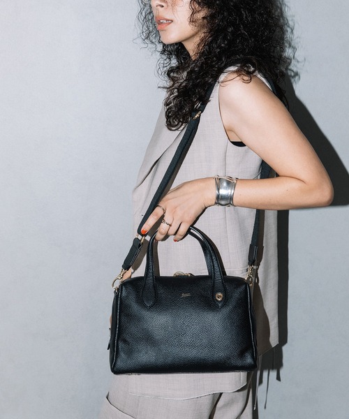 Beau're（ヴュレ） ボストンバッグ BEAURE カウレザー ボストン バッグ