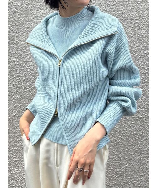 LAGUNAMOON（ラグナムーン） ニット セーター ビッグカラーレイヤード