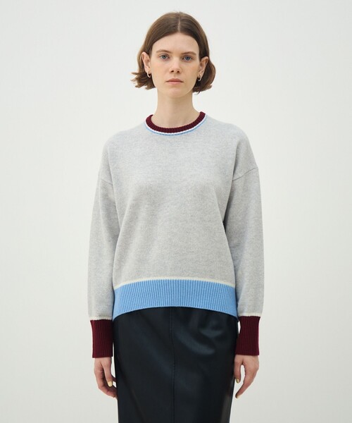 MACPHEE（マカフィー） ニット セーター NZ LAMBS クルーネックプル