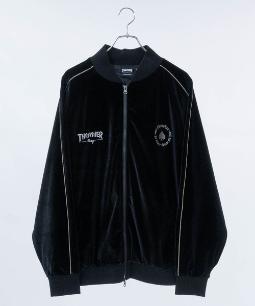 THRASHER（スラッシャー） スカジャン 「at」「THRASHER/スラッシャー