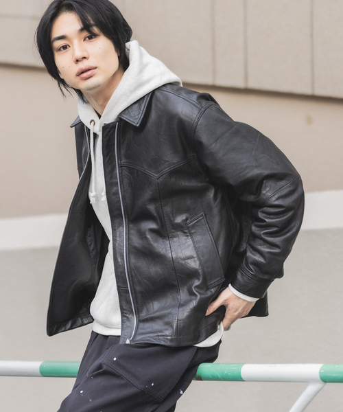 417 EDIFICE（フォーワンセブンエディフィス） 革ジャン ライダース