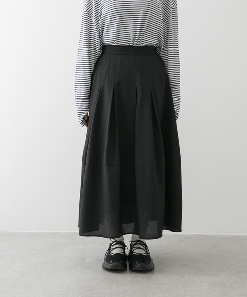 SENSE OF PLACE by URBAN RESEARCH スカート タックボリュームコクーン