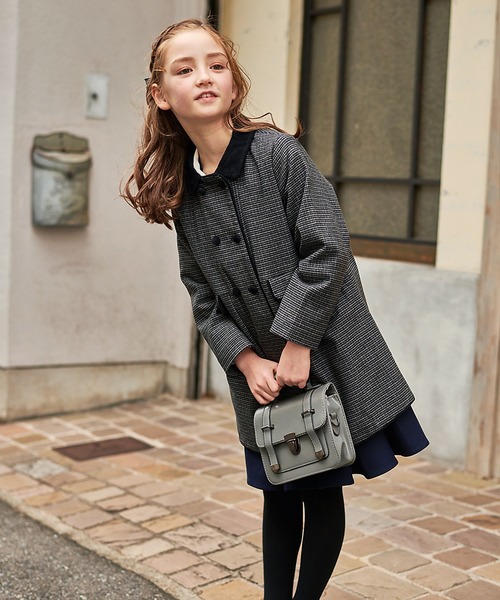 DRESCCO（ドレスコ） ステンカラーコート コート 千鳥格子柄フレンチ