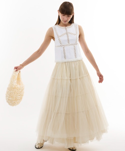 PERNA（ペルナ） スカート ボリュームチュールスカート : ZOZOTOWN