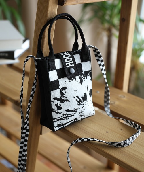 ショルダーバッグ HOOK -original- ポップマーガレット総柄ミニ