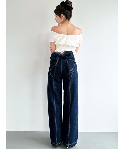 RESEXXY（リゼクシー） ジーンズ デニム デニムパンツ バックリボン