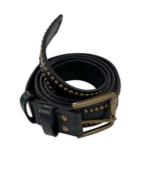 Port（ポート） ベルト ヴィンテージ ライク スタッズ レザー ベルト