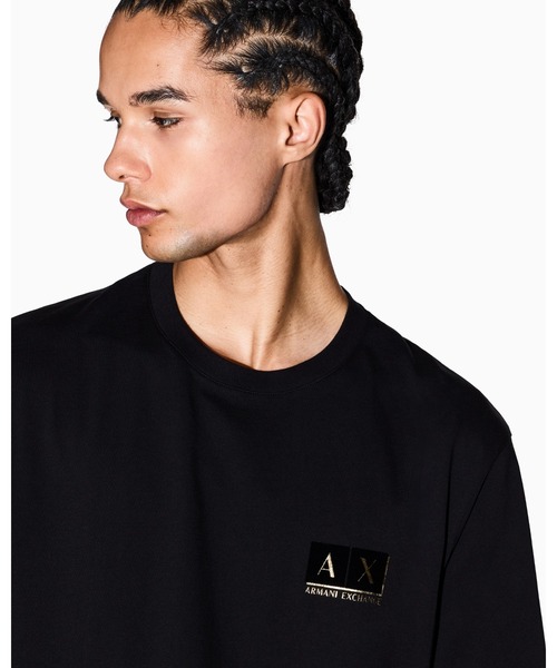 ARMANI EXCHANGE tシャツ 「A|X アルマーニ エクスチェンジ」ゴールド