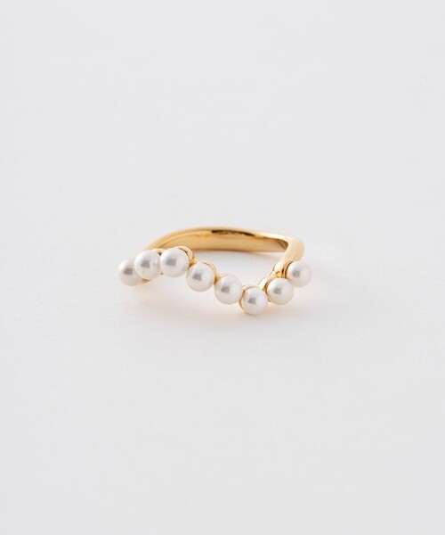 Jouete（ジュエッテ） 指輪 リング ウェーブ パール リング レディース