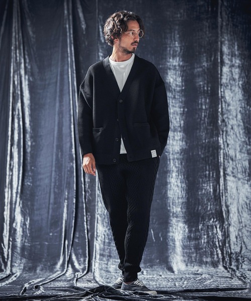 ANGENEHM（アンゲネーム） パンツ mp12732-Light yarn cable stitch