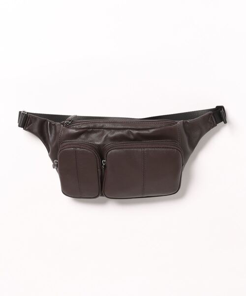 ウエストポーチ 羊革2Pウエストバッグ メンズ : ZOZOTOWN Yahoo!店