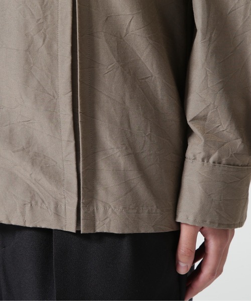 GARDEN TOKYO シャツ IRENISA/イレニサ/OPEN COLLAR CUTTING SHIRT