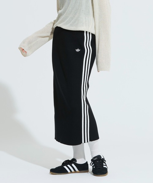 adidas（アディダス） スカート アディカラー ニット スリーストライプ