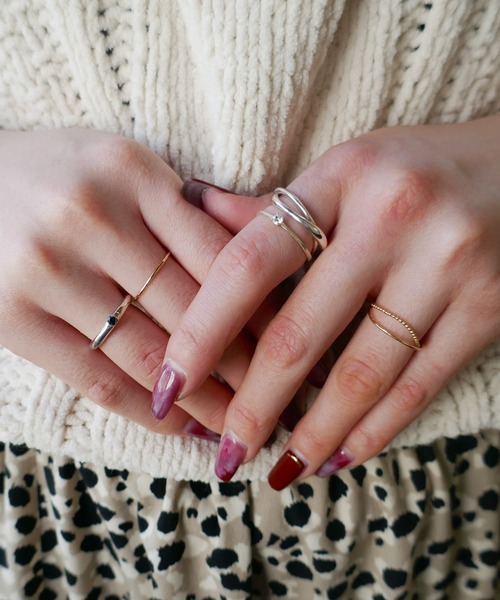 e.m.（イーエム） 指輪 リング SILVER925 2連リング/メンズ/レディース