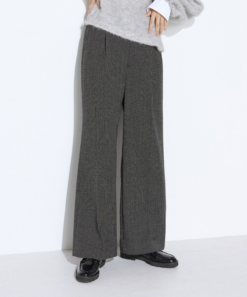 K.T KIYOKO TAKASE（K.T キヨコ タカセ） パンツ ピンヘッドツイード