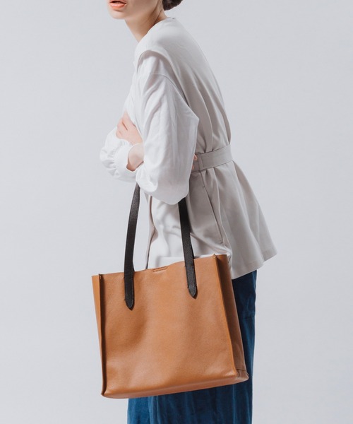 MURA（ムラ） トートバッグ シュリンクレザー 本革 a4 大容量 トート