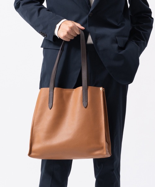 MURA（ムラ） トートバッグ シュリンクレザー 本革 a4 大容量 トート