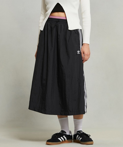 adidas（アディダス） スカート スリーストライプス ロングスカート