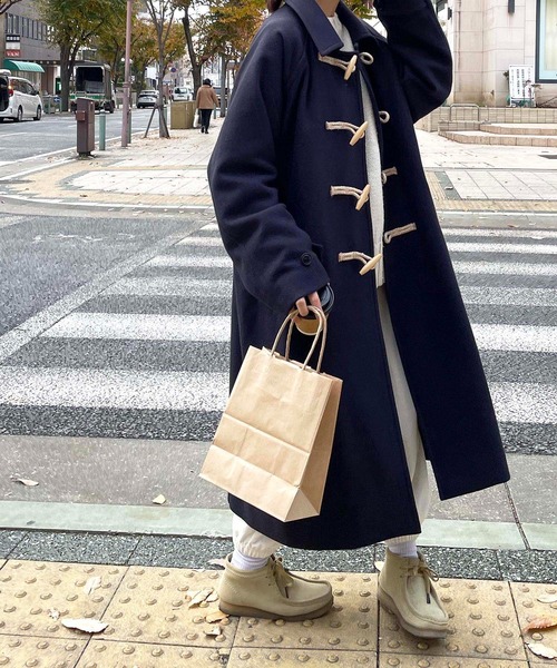 CANAL JEAN（キャナルジーン） ダッフルコート ONE SIZE ネイビー