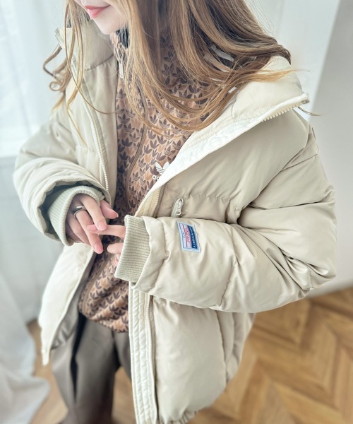 Java ブルゾン アウター ジャバコラボ」防寒とオシャレを両立。配色