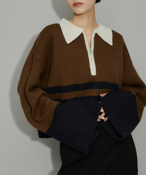 ADAM ET ROPE'（アダムエロペ） ニット セーター 「環境配慮・WEB限定