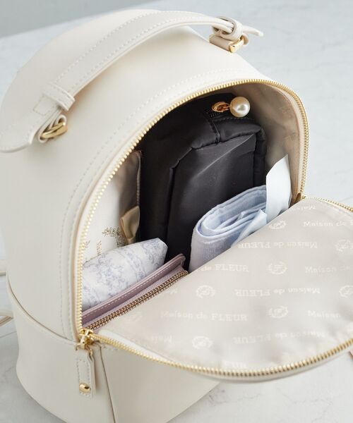 Maison de FLEUR（メゾンドフルール） デイバック リュック リボンM