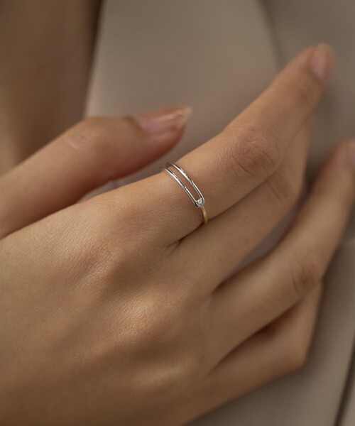 Jouete（ジュエッテ） 指輪 リング 「レイヤー」 K10 リング