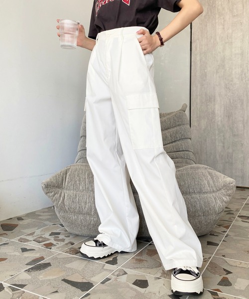 moment+ カーゴパンツ 「累計販売枚数2万枚突破！」タック入り