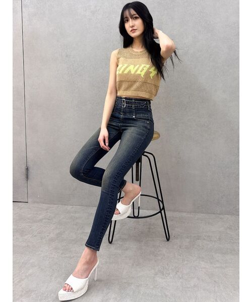 GYDA（ジェイダ） ジーンズ デニム デニムパンツ ハイウエストフロント