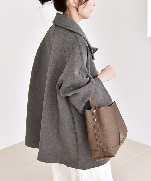 quaranciel ステンカラーコート コート quaranciel:「手洗い可能