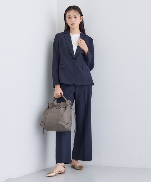 INDIVI（インディヴィ） スラックス パンツ 「洗える／通勤／スーツ