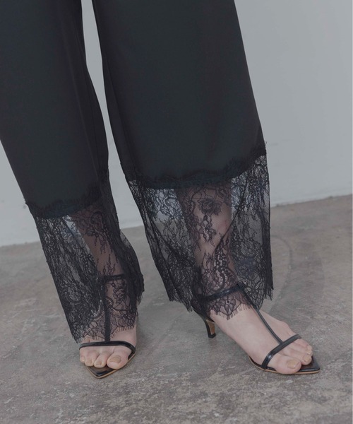 Eimee Law（エイミーロウ） オールインワン 裾レースドロスト