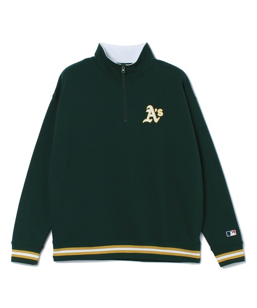 MLB トレーナー スウェット 「MLB」ハーフZIP プルオーバー/メンズ