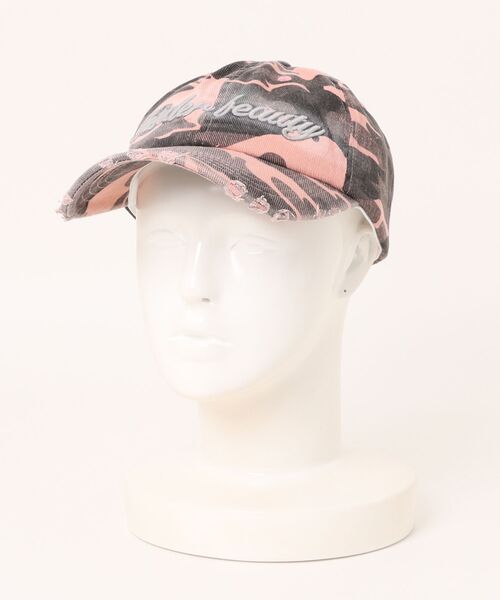 Revo. キャップ 帽子 Y2K グランジ カモフラージュ 迷彩 ダメージ加工