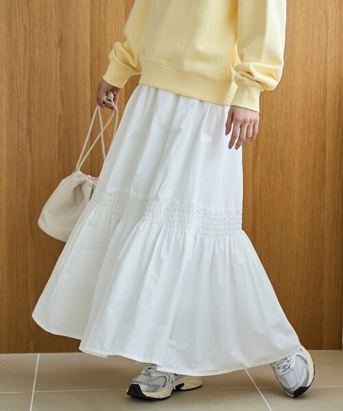 coen（コーエン） スカート コットンタイプライター シャーリング