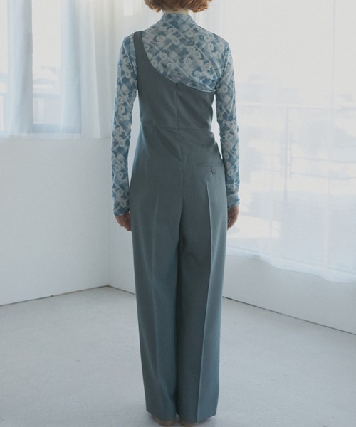 LE CIEL BLEU（ルシェルブルー） パンツドレス ワンショルダージャンプ