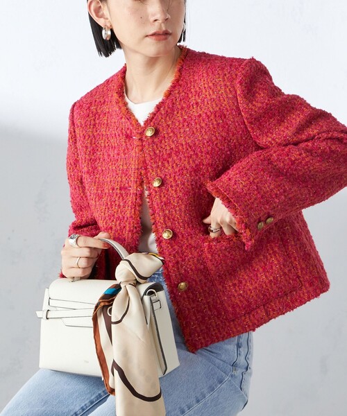 SHIPS（シップス） ジャケット ノーカラージャケット GIOLICA