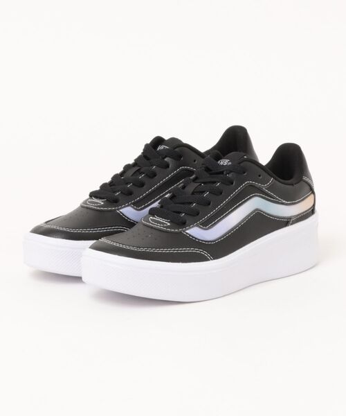 VANS（ヴァンズ） スニーカー ISSAC イサック V3942 JELLY BLACK/WHITE