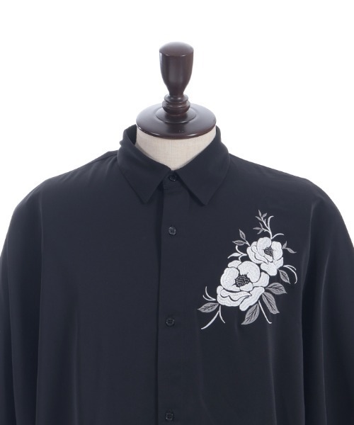 REZEN（リゼン） シャツ 椿刺繍シャツ メンズ : ZOZOTOWN Yahoo!店