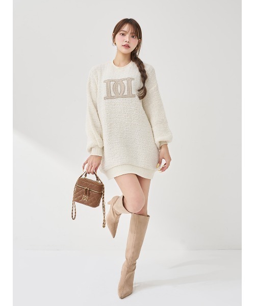 Darich（ダーリッチ） ニット セーター DDロゴツイードニットプル