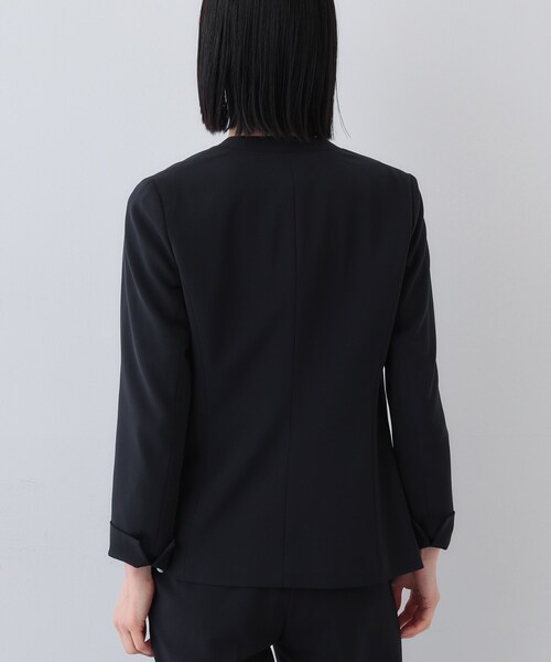 INDIVI（インディヴィ） スーツ 「洗える／UVケア／スーツ」ストレッチ